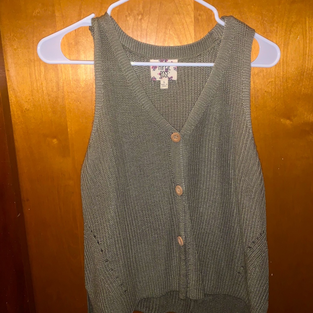 Knit tank top